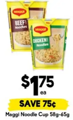 Drakes Maggi Noodle Cup offer