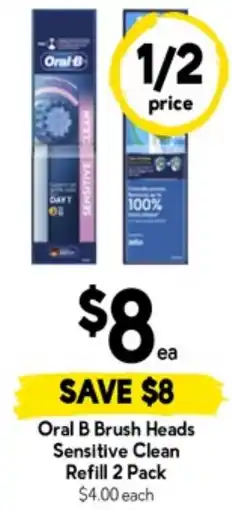 Drakes Oral B Brush Heads Sensitive Clean Refill offer