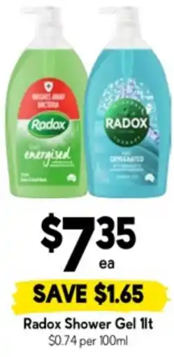 Drakes Radox Shower Gel offer