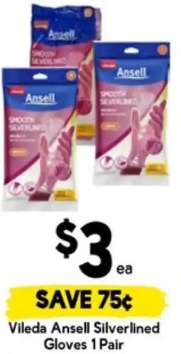 Drakes Vileda Ansell Silverlined Gloves offer