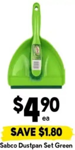 Drakes Sabco Dustpan Set Green offer