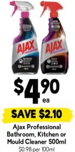 Drakes Ajax Professional Bathroom, Kitchen or Mould Cleaner offer