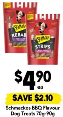 Drakes Schmackos BBQ Flavour Dog Treats offer