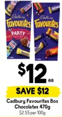 Drakes Cadbury Favourites Box Chocolates offer