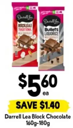 Drakes Darrell Lea Block Chocolate offer