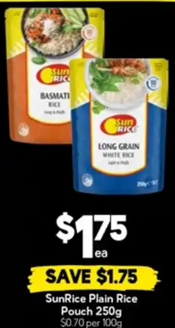 Drakes SunRice Plain Rice Pouch offer