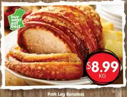 Spudshed Pork Leg Boneless offer