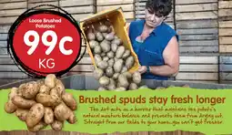 Spudshed Loose Brushed Potatoes offer