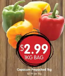 Spudshed Capsicum Prepacked offer