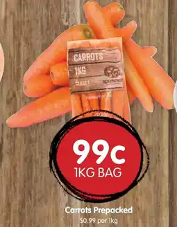 Spudshed Carrots Prepacked offer
