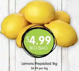 Spudshed Lemons Prepacked offer