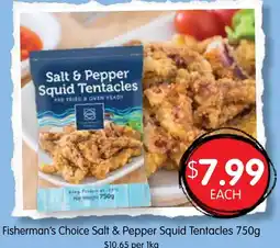 Spudshed Fisherman's Choice Salt & Pepper Squid Tentacles offer