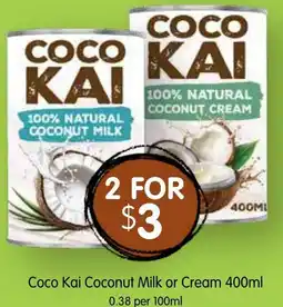 Spudshed Coco Kai Coconut Milk or Cream offer
