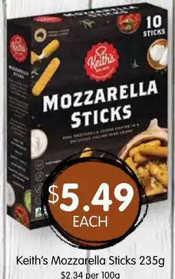 Spudshed Keith's Mozzarella Sticks offer