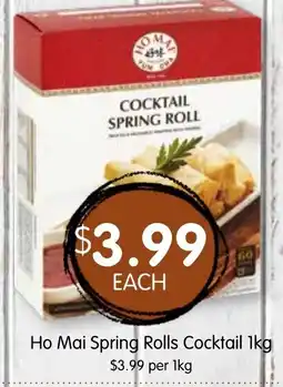Spudshed Ho Mai Spring Rolls Cocktail offer