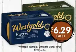 Spudshed Westgold Salted or Unsalted Butter offer