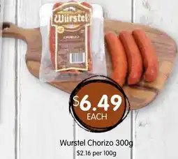 Spudshed Wurstel Chorizo offer