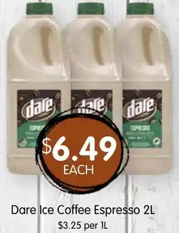 Spudshed Dare Ice Coffee Espresso offer