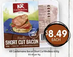 Spudshed KR Castlemaine Bacon Short Cut Rindless offer