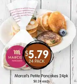 Spudshed Marcel's Petite Pancakes offer