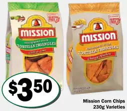 Friendly Grocer Mission Corn Chips offer