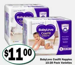 Friendly Grocer BabyLove Cosifit Nappies offer