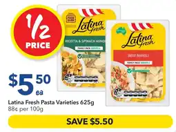 Ritchies Latina Fresh Pasta Varieties offer