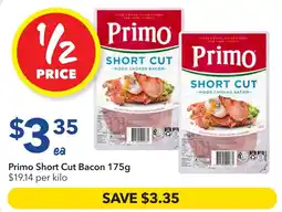 Ritchies Primo Short Cut Bacon offer