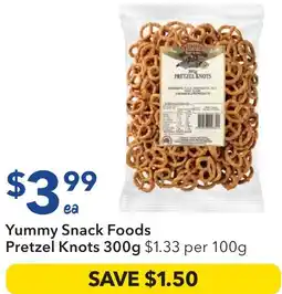 Ritchies Yummy Snack Foods Pretzel Knots offer
