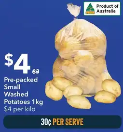 Ritchies Pre-packed Small Washed Potatoes offer