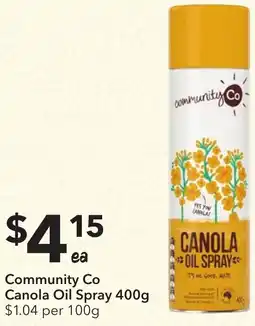 Ritchies Community Co Canola Oil Spray offer