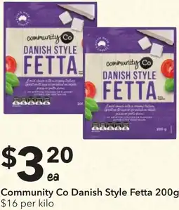 Ritchies Community Co Danish Style Fetta offer