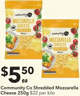 Ritchies Community Co Shredded Mozzarella Cheese offer