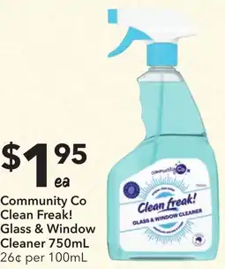 Ritchies Community Co Clean Freak! Glass & Window Cleaner offer