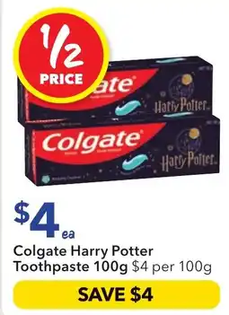Ritchies Colgate Harry Potter Toothpaste offer