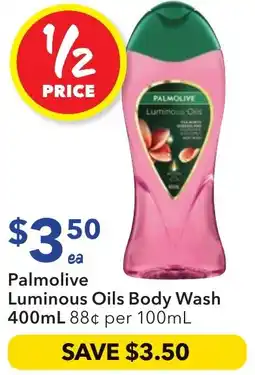 Ritchies Palmolive Luminous Oils Body Wash offer