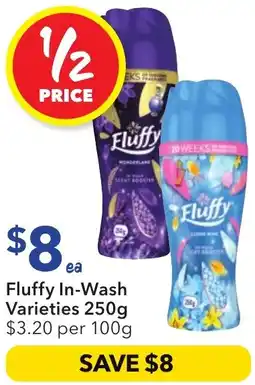 Ritchies Fluffy In-Wash Varieties offer