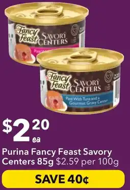 Ritchies Purina Fancy Feast Savory Centers offer