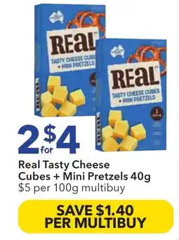 Ritchies Real Tasty Cheese Cubes + Mini Pretzels offer
