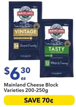 Ritchies Mainland Cheese Block offer