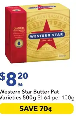 Ritchies Western Star Butter Pat offer