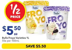 Ritchies Bulla Froyo Varieties offer