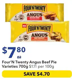 Ritchies Four'N Twenty Angus Beef Pie offer