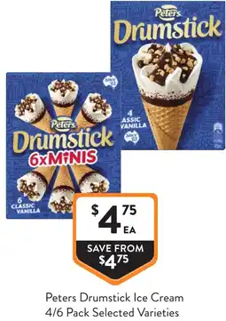 Foodworks Peters Drumstick Ice Cream offer