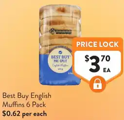 Foodworks Best Buy English Muffins offer