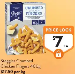 Foodworks Steggles Crumbed Chicken Fingers offer