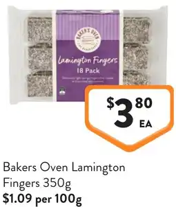 Foodworks Bakers Oven Lamington Fingers offer