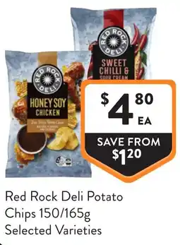 Foodworks Red Rock Deli Potato Chips offer