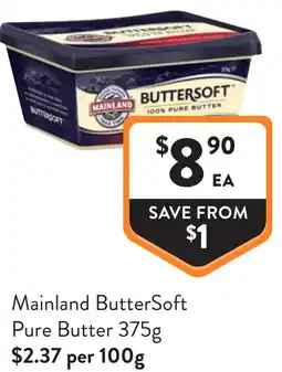 Foodworks Mainland ButterSoft Pure Butter offer