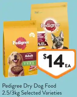 Foodworks Pedigree Dry Dog Food offer